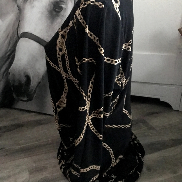 Ralph Lauren LRL Chain Link Pattern Dress Size 16 - Picture 4 of 5